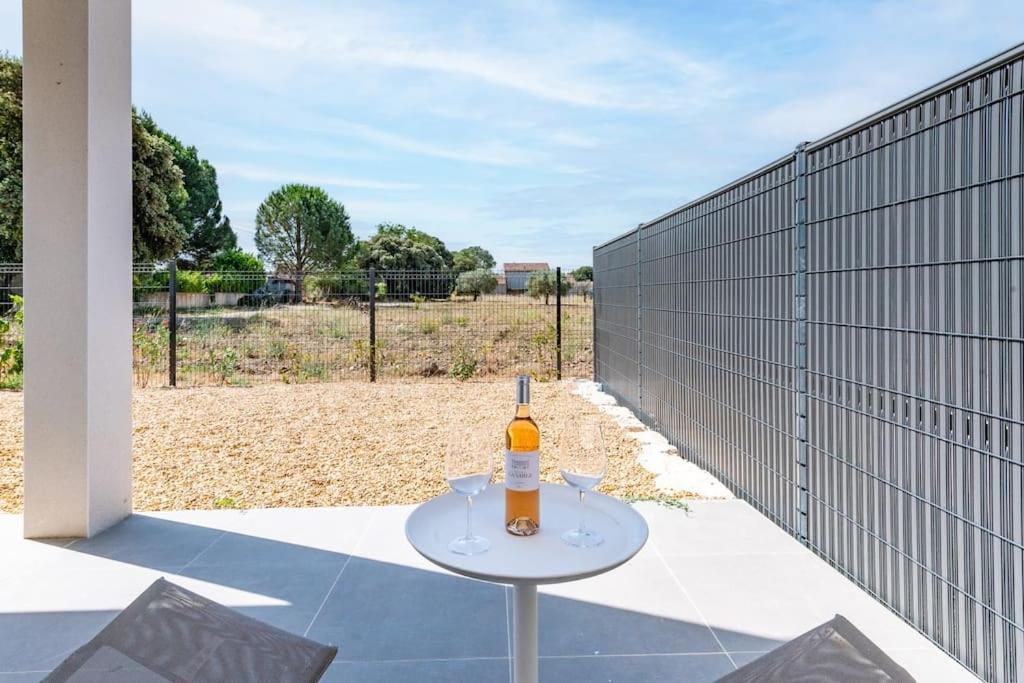 ☆ Blue Provencal Appartement ☆ 莫里埃莱阿维尼翁 外观 照片
