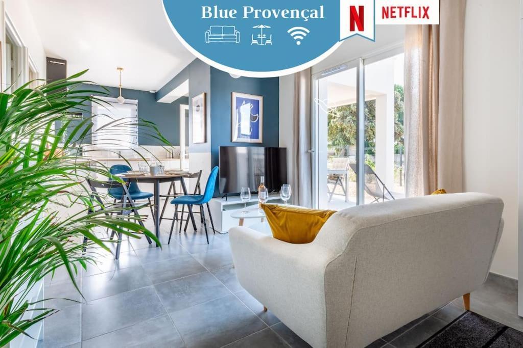 ☆ Blue Provencal Appartement ☆ 莫里埃莱阿维尼翁 外观 照片